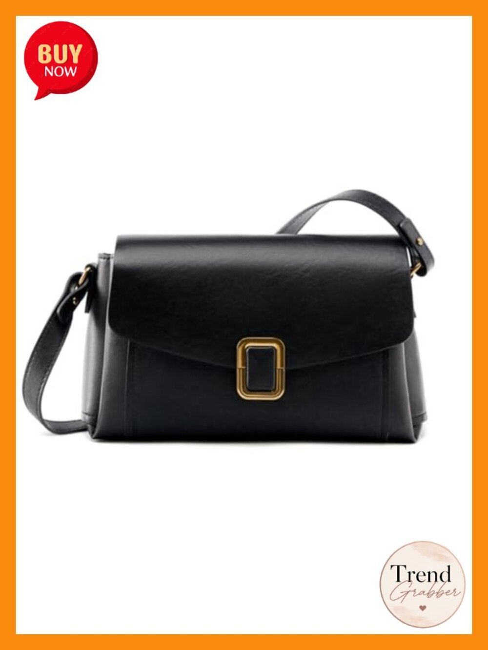 Genuine Leather Crossbody Bag with 2 Detachable Straps Satchel Travel Work